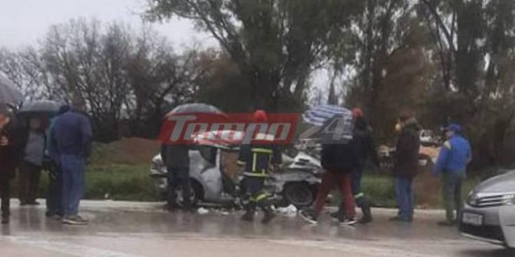 Τραγωδία στην Πατρών Πύργου – Νεκρή η 17χρονη που εγκλωβίστηκε στο ένα όχημα – ΦΩΤΟΓΡΑΦΙΕΣ