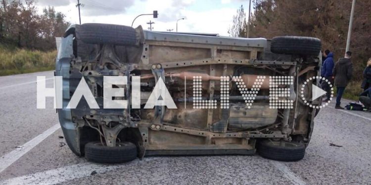 Πατρών – Πύργου: Τροχαίο στο ύψος της διασταύρωσης Ψάρι – Βάρδα – ΦΩΤΟΓΡΑΦΙΕΣ