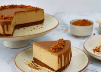 Cheesecake αλμυρής καραμέλας