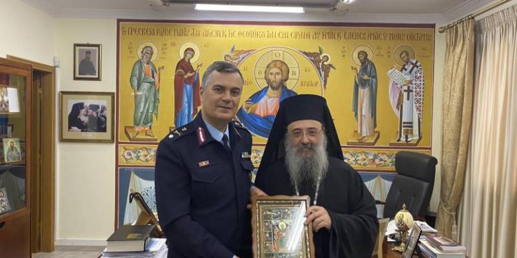 Ο νέος Αστυνομικός Διευθυντής Αχαΐας στον Μητροπολίτη Πατρών