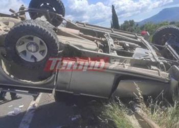 Αχαΐα – Τραγωδία στην 111: Σοκαριστική ανατροπή αγροτικού – Ένας νεκρός – Μία γυναίκα τραυματίας (ΝΕΟΤΕΡΑ)