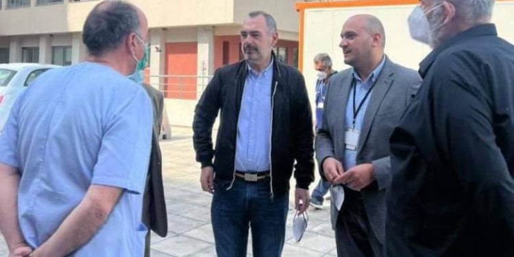 Πάτρα: Επίσκεψη Ανδρέα Κατσανιώτη στο Νοσοκομείο “Άγιος Ανδρέας”