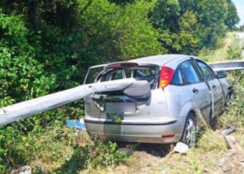 Δυτ. Ελλάδα: Σοκαριστικό τροχαίο – Οι μπάρες εμβόλισαν αυτοκίνητο – Ενας νεκρός (ΦΩΤΟ)
