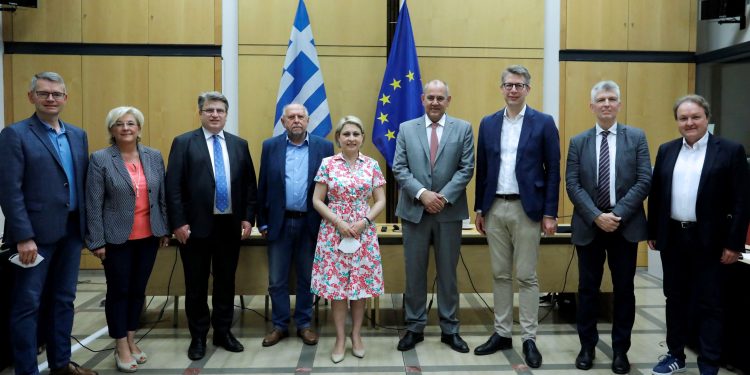 Συνάντηση Χριστίνας Αλεξοπούλου με Βαυαρούς βουλευτές