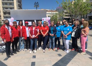 Η Χριστίνα Αλεξοπούλου στην εκδήλωση για την Παγκόσμια Ημέρα Μαίας