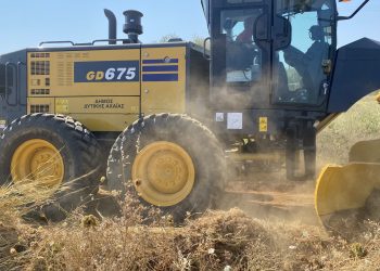 Δυτική Αχαΐα: Έπιασε σήμερα δουλειά το Grader του Δήμου