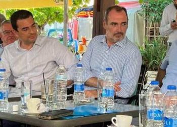 Επίσκεψη Σκρέκα στην Κάτω Αχαΐα συνοδεία του Ανδρέα Κατσανιώτη