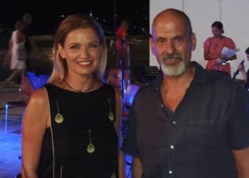 Με την αγαπημένη ηθοποιό Παναγιώτα Βλαντή, ο Χαράλαμπος Μπονάνος – ΦΩΤΟ