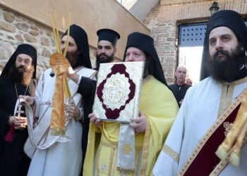 Πάτρα: Τα εγκώμια της Παναγίας στην Ιερά Μονή Γηροκομείου