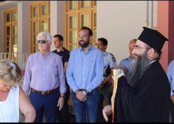 Φαρμάκης – Μυλωνάς: Σε τριπλό αγιασμό στα Λουσικά για το ξεκίνημα της νέας σχολικής χρονιάς