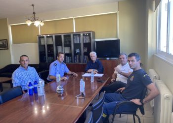 Συνάντηση Μυλωνά-Ρουμελιώτη για θέματα Πολιτικής Προστασίας
