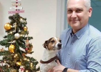 Φωκίων Ζαΐμης: Η επίσκεψη από τετράποδο φίλο