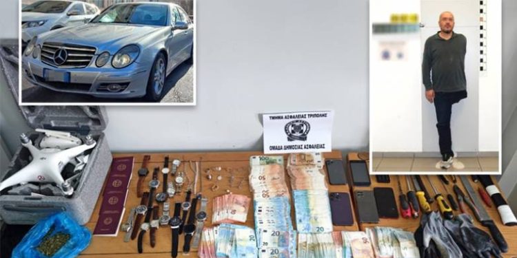 Κακοποιός με ένα χέρι και ένα πόδι μέλος συμμορίας – Ειχαν ρημάξει σπίτια σε Αχαΐα και 5 ακόμη νομούς