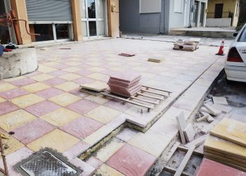 Λουσικά: Σε εξέλιξη εκτεταμένη παρέμβαση αστικής ανάπλασης