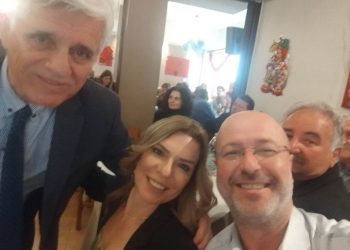 Σπύρος Μυλωνάς, Πηνελόπη Παναγιωτοπούλου και Σπύρος Σταυρογιαννόπουλος στη Χαραυγή