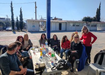 Κάτω Αχαΐα: Το “τσίκνισαν” οι εργαζόμενοι του Δήμου – ΦΩΤΟ