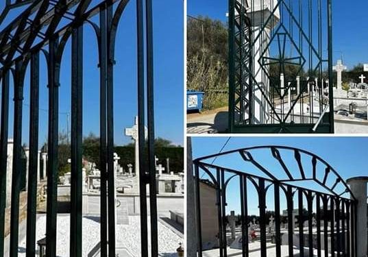 Σύλλογος Αλισσαίων “Πείρος”: Έβαψε τα κάγκελα του κοιμητηρίου του χωριού
