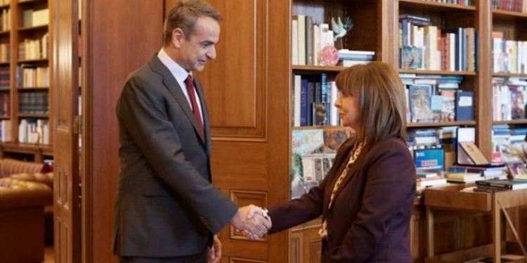 Συνάντηση του Πρωθυπουργού με την Πρόεδρο της Δημοκρατίας
