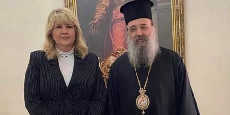 Με τον Μητροπολίτη Πατρών συναντήθηκε η Άννα Μαστοράκου