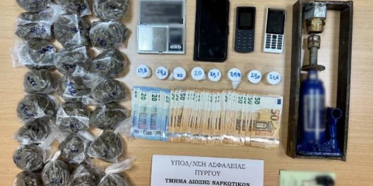 Συνελήφθη αλλοδαπός άνδρας για διακίνηση ναρκωτικών στην Ηλεία