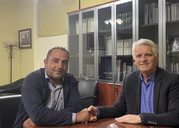 Με τον Σπύρο Μυλωνά ο Δημήτρης Κατριμπούζας: “Συνεχίζουμε τον κοινό μας αγώνα με αγάπη για τον τόπο μας”