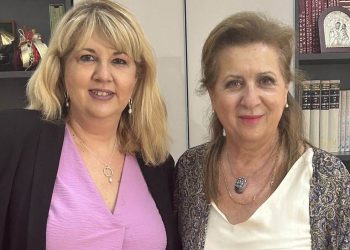 Με τη διευθύντρια Β΄βάθμιας Εκπαίδευσης Αχαΐας Ευγενία Πιερρή συναντήθηκε η Άννα Μαστοράκου