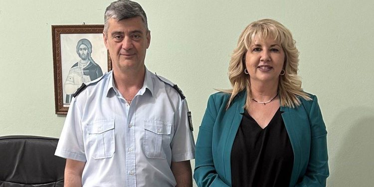 Η Αννα Μαστοράκου σε ανοικτή γραμμή με τους ανθρώπους της ΕΛ.ΑΣ. και της Π.Υ. της Αιγιάλειας