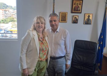 Άννα Μαστοράκου: Συνάντηση με τον Διοικητή της 6ης ΥΠΕ Γιάννη Καρβέλη