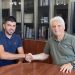 Ο Νίκος Κωνσταντινόπουλος στο πλευρό του Σπύρου Μυλωνά