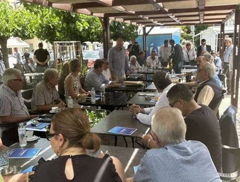 Σε Πάτρα, Αίγιο και Κάτω Αχαΐα ο Μιχάλης Χρυσοχοΐδης (ΦΩΤΟ)