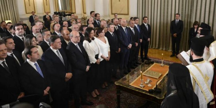 Ορκίστηκε η νέα κυβέρνηση – Οι 63 υπουργοί και υφυπουργοί