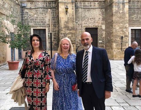 Στο κάστρο του Μπρίντιζι Castello Svevo ο Αντιπεριφερειάρχης Δυτ. Ελλάδας Χαράλαμπος Μπονάνος