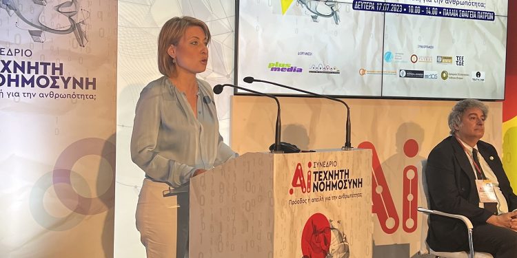 Χριστίνα Αλεξοπούλου: «Αξιοποιούμε την Τεχνητή Νοημοσύνη»