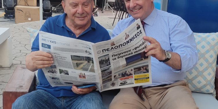 Με τον Μανώλη Μητσιά