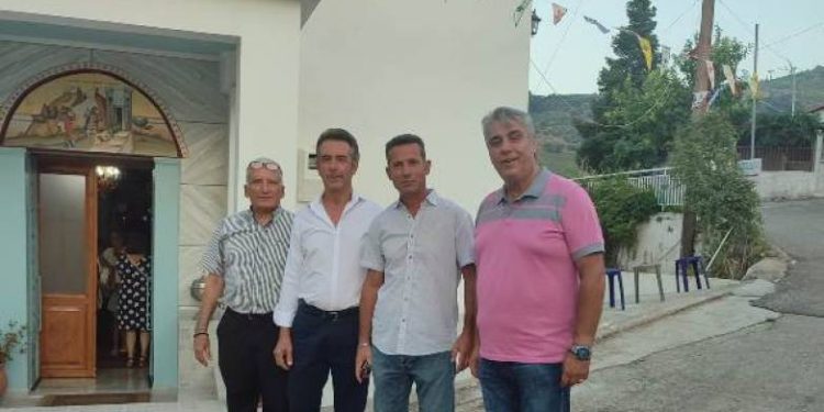 Στο Κούμαρι Αιγιάλειας ο Δημήτρης Μπαρμπούνης