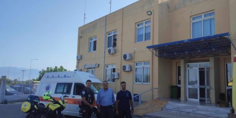 Στο ΕΚΑΒ Πάτρας ο Δημήτρης Μπαρμπούνης