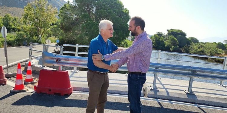 Η νέα γέφυρα στην Καλόγρια