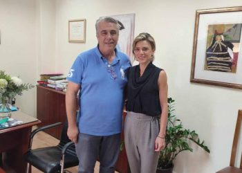 Ο Δημήτρης Μπαρμπούνης σε Καραμανδάνειο και Κέντρο Υγείας Κάτω Αχαΐας – ΦΩΤΟ