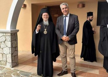 Δημήτρης Μπαρμπούνης: Εγκάρδιες ευχές για καλή επιτυχία από τον Οικουμενικό Πατριάρχη