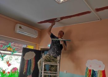 Εργασίες στο κτίριο του Παιδικού Σταθμού Αράξου