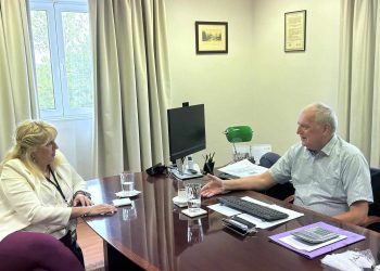 Άννα Μαστοράκου: Συνάντηση με τον πρόεδρο του ΣΕΒ Πελοποννήσου και Δυτικής Ελλάδας Κλεομένη Μπάρλο