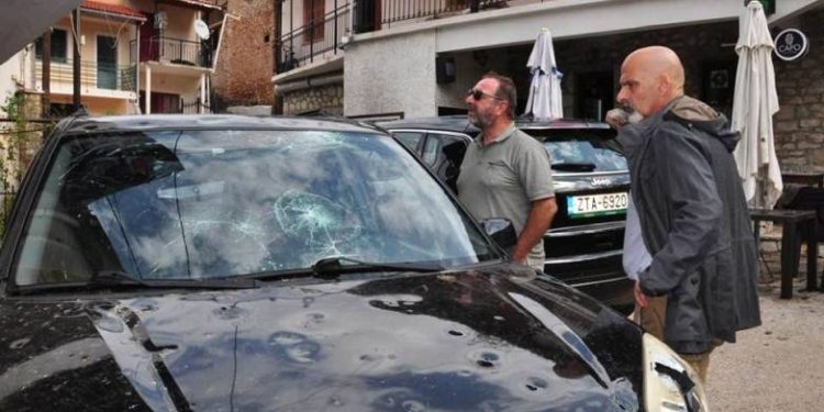 Χαράλαμπος Μπονάνος: Αυτοψία στις περιοχές που έπληξε το χαλάζι