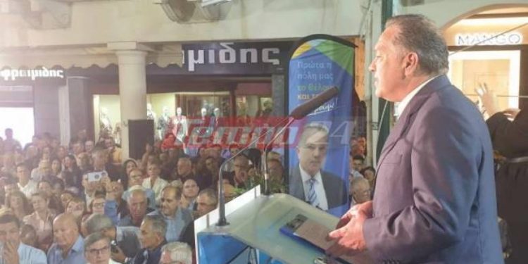 Πάτρα: Η ομιλία του υποψηφίου Δημάρχου Κώστα Σβόλη στην Αγ. Νικολάου