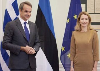 Συνάντηση του Κυρ. Μητσοτάκη με την Εσθονή ομόλογό του