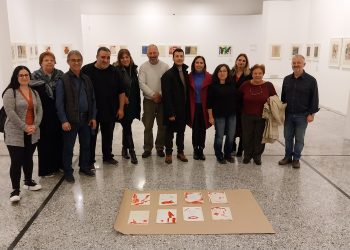 H Φθινοπωρινή πολιτιστική παρέα του ΚΥ Κάτω Αχαΐας στην έκθεση: “Ζωγραφίζοντας τη λέξη”