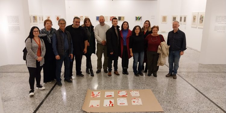H Φθινοπωρινή πολιτιστική παρέα του ΚΥ Κάτω Αχαΐας στην έκθεση: “Ζωγραφίζοντας τη λέξη”