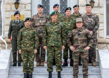 Επίσκεψη Στελεχών της Σχολής Υπαξιωματικών της Γαλλίας στη σχολή Μονίμων Υπαξιωματικών