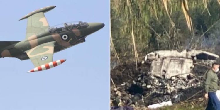 Νεκρός ο πιλότος του αεροσκάφους της Πολεμικής Αεροπορίας που έπεσε στην Καλαμάτα (ΦΩΤΟ)
