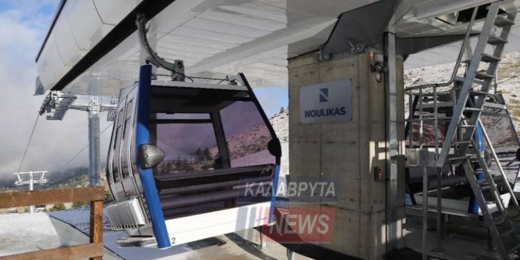 Καλάβρυτα: Άνοιξε το Χιονοδρομικό με τον νέο αναβατήρα – ΦΩΤΟ