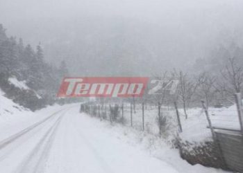Αχαΐα: Έντονη χιονόπτωση – Μόνο με αλυσίδες προς Καλάβρυτα – Που έχει διακοπή κυκλοφορίας ΦΩΤΟ-ΒΙΝΤΕΟ
